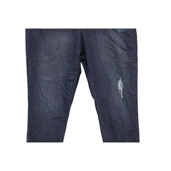 Democracy Ab Solution Jeans Size 18W Distressed Stretch Denim Slimming Comfort - Picture 3 of 13